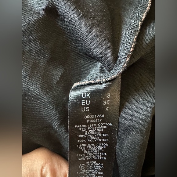 ASOS Pink Patterned Dress - Picture 3 of 3